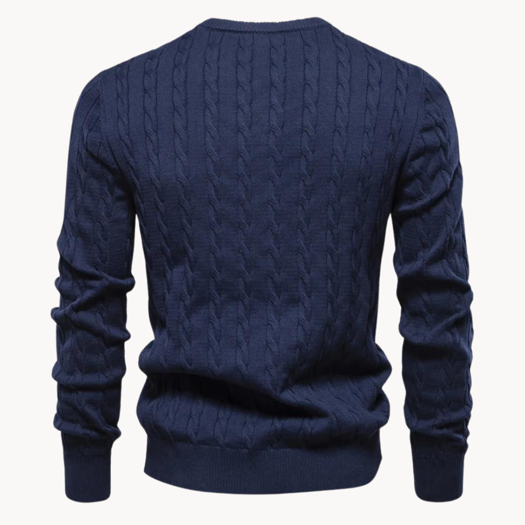 Pullover Arven Zopfstrick Klassisch