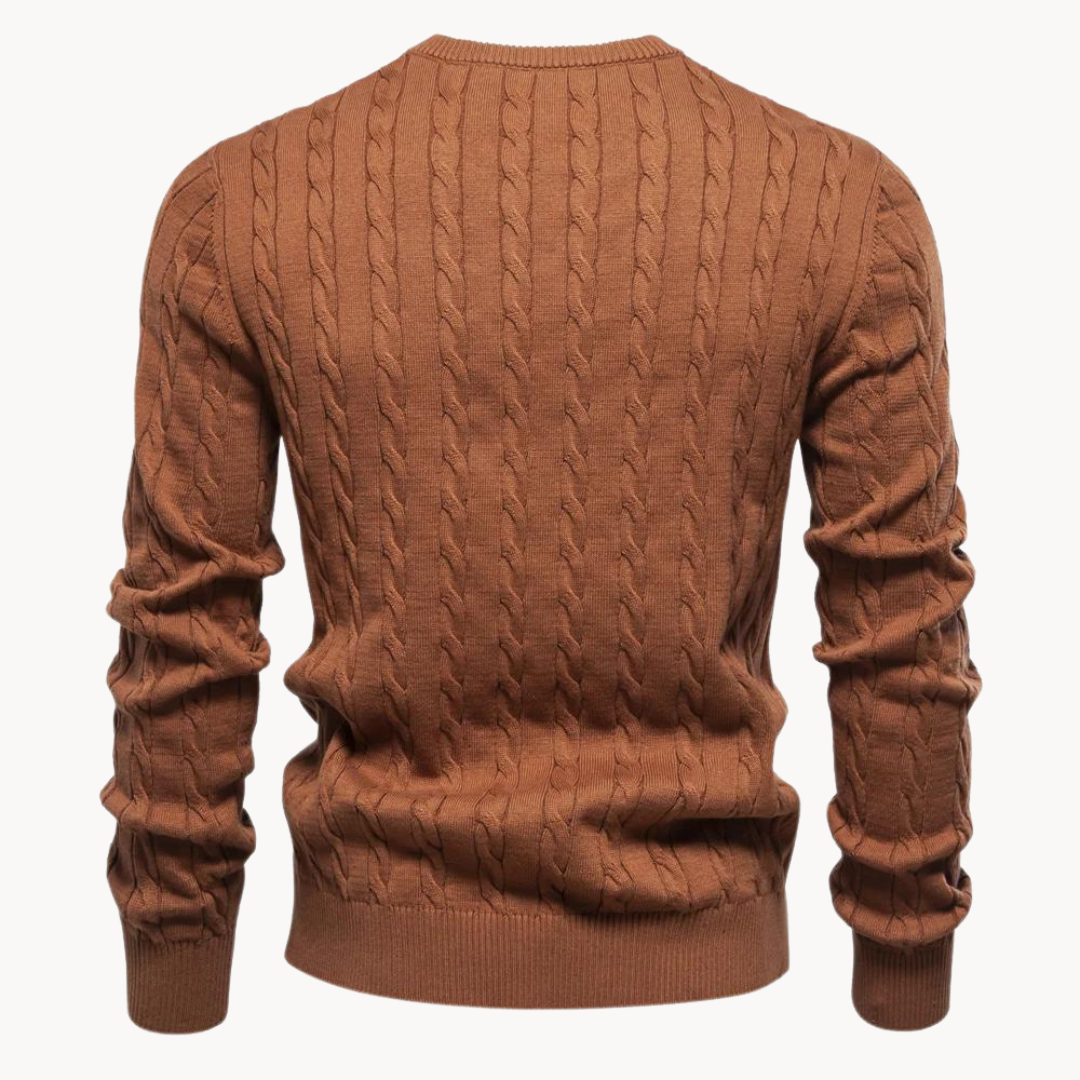 Pullover Arven Zopfstrick Klassisch