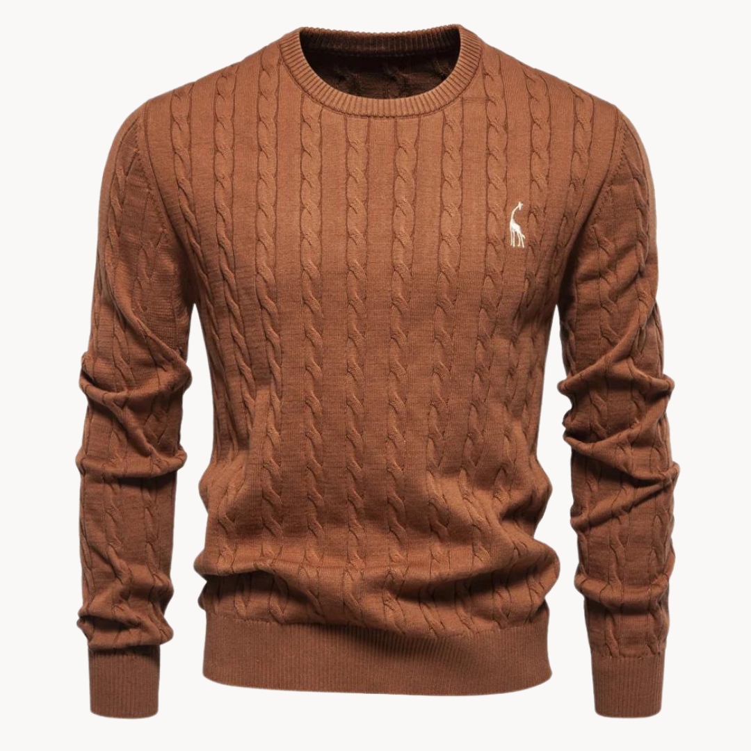 Pullover Arven Zopfstrick Klassisch
