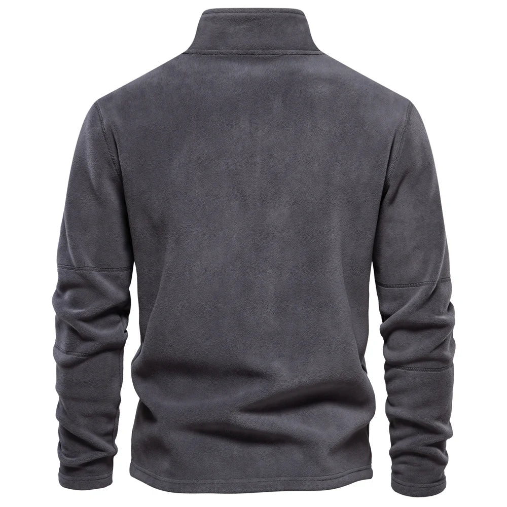 Fleecepullover mit Zipper