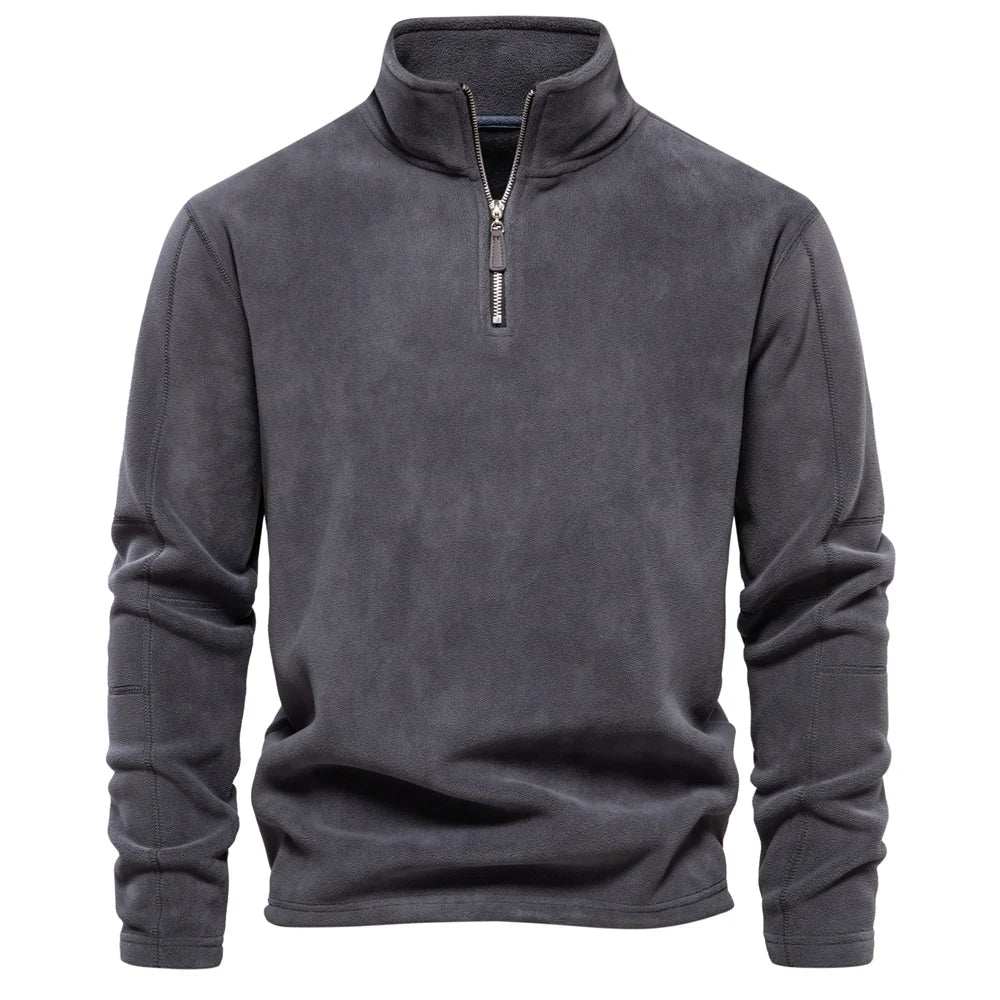 Fleecepullover mit Zipper