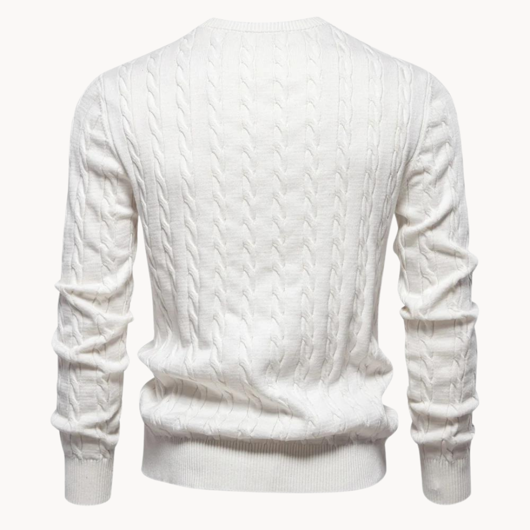 Pullover Arven Zopfstrick Klassisch