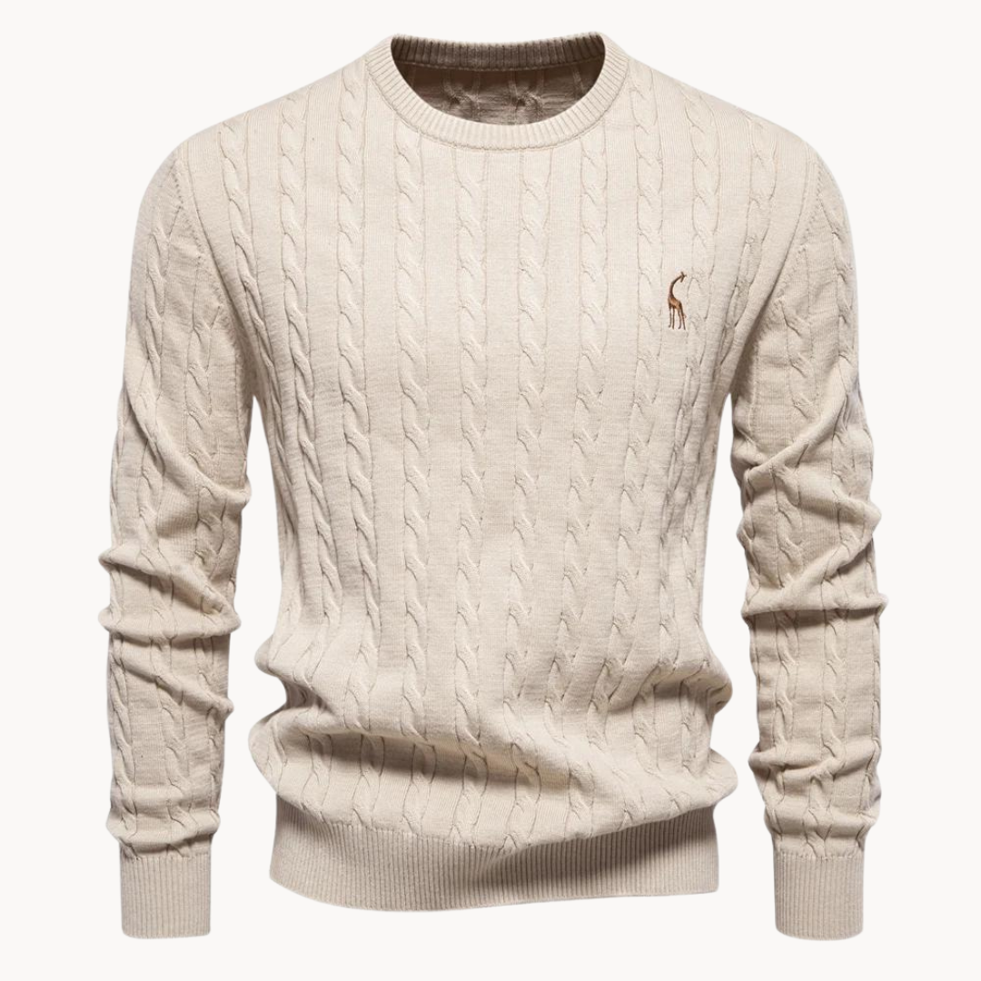 Pullover Arven Zopfstrick Klassisch
