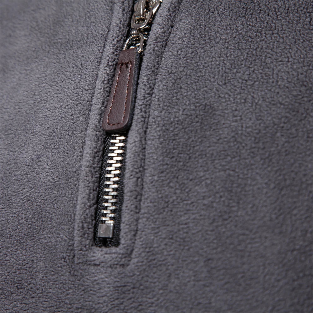 Fleecepullover mit Zipper