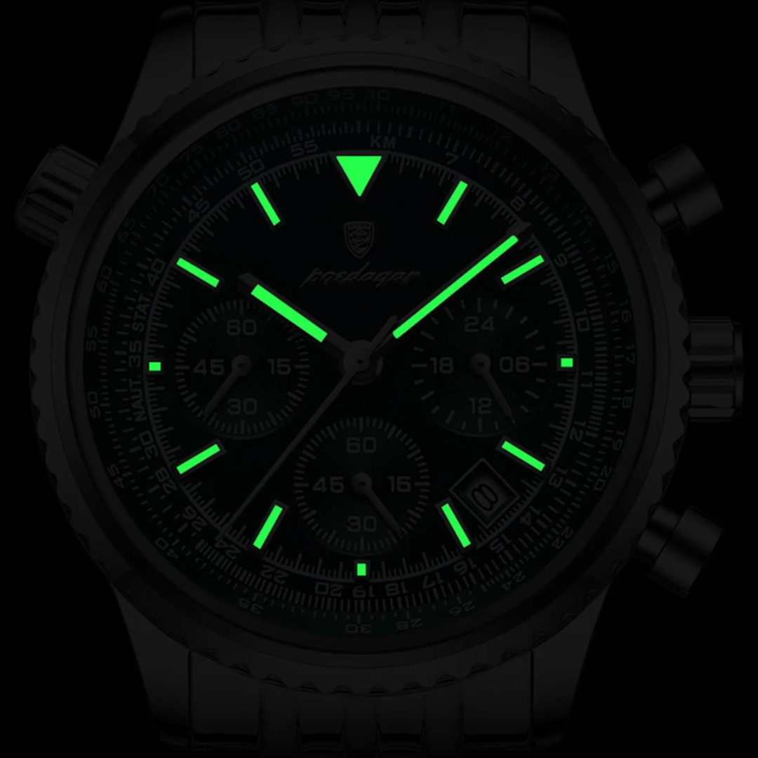 Uhr Belmont Chrono Grün