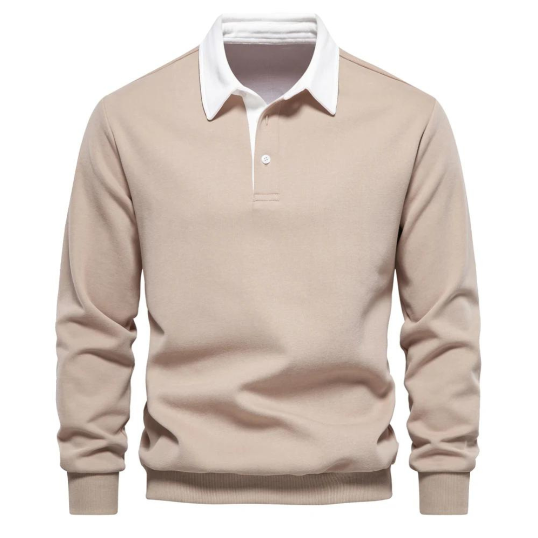 Polo Renlor Kontrastkragen