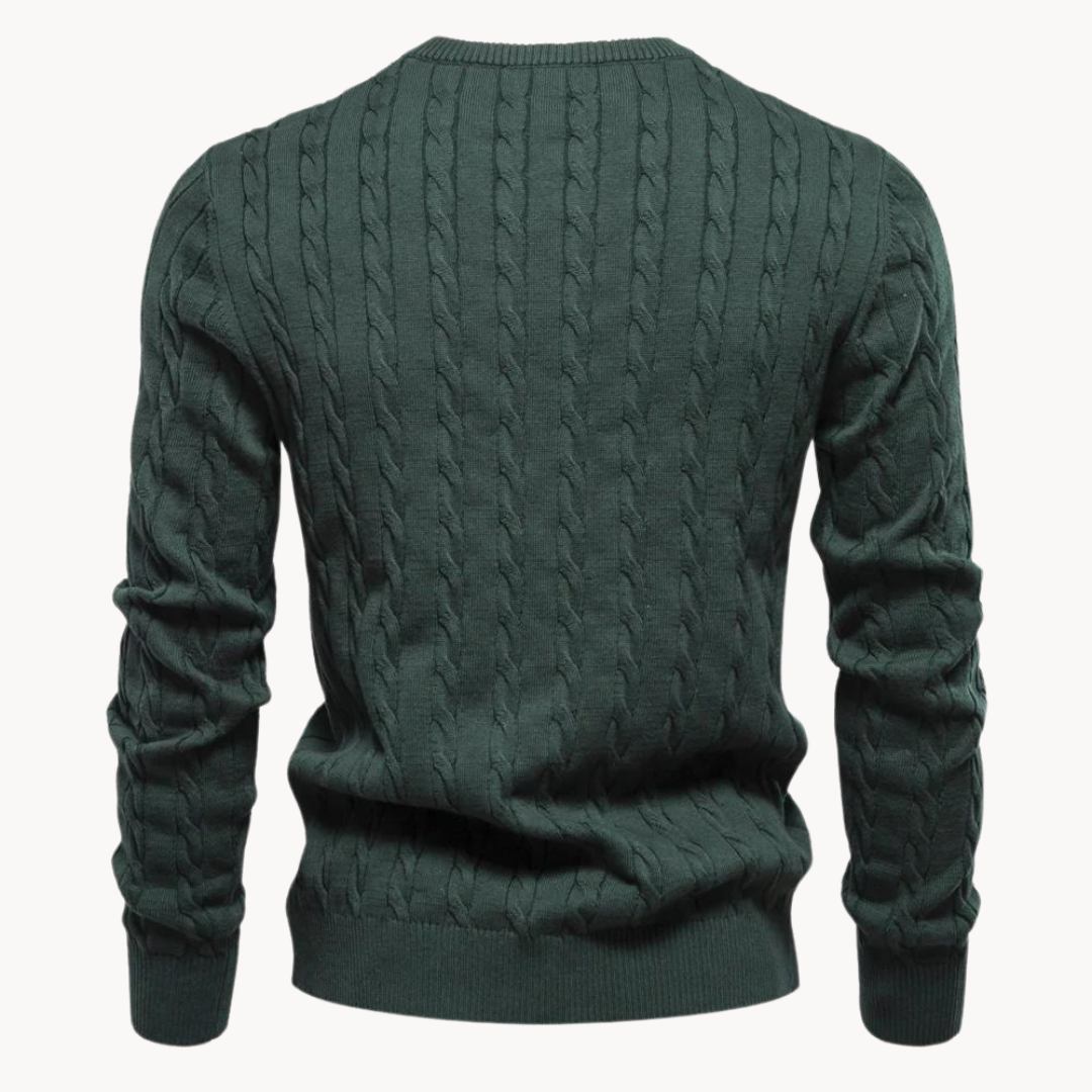 Pullover Arven Zopfstrick Klassisch