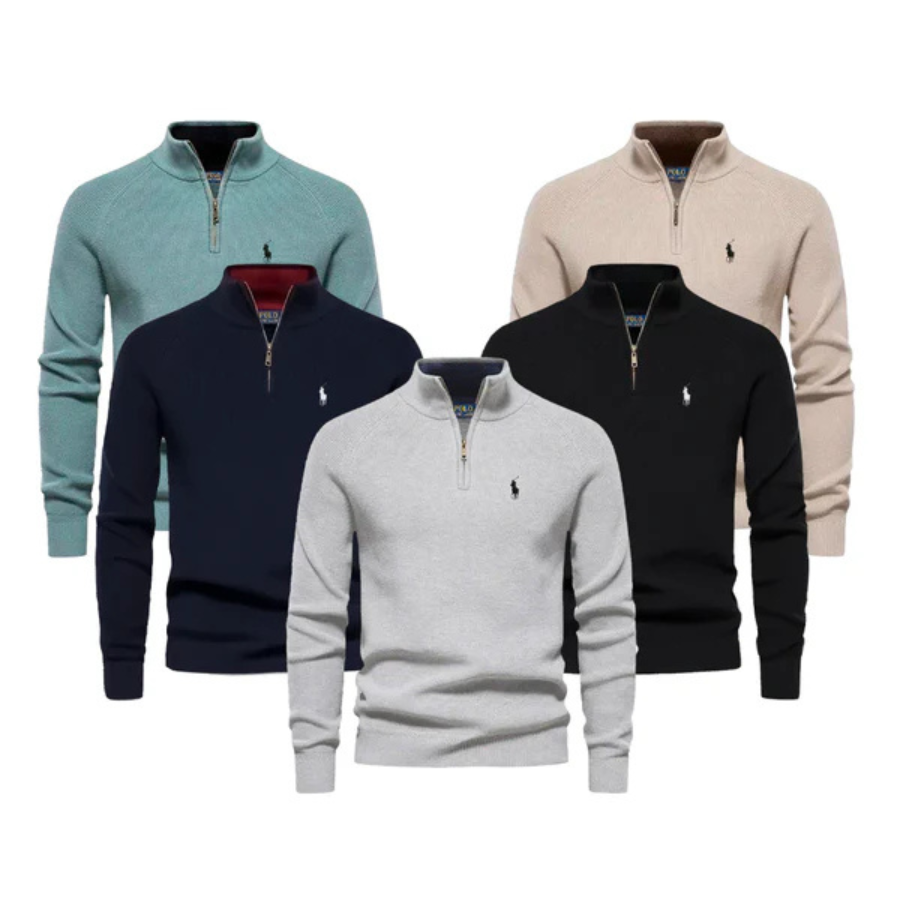 Halbzip-Pullover RL