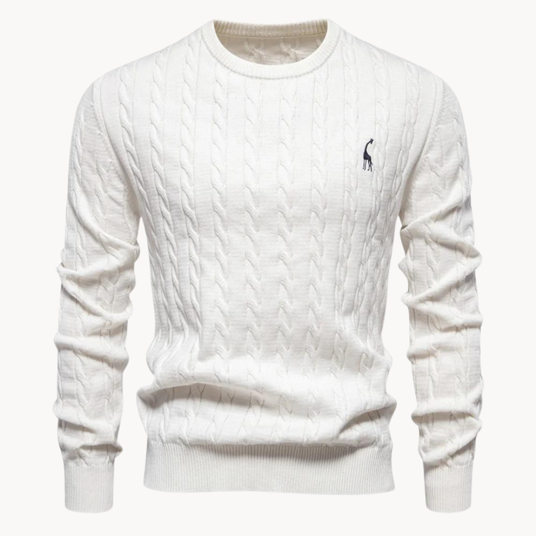 Pullover Arven Zopfstrick Klassisch