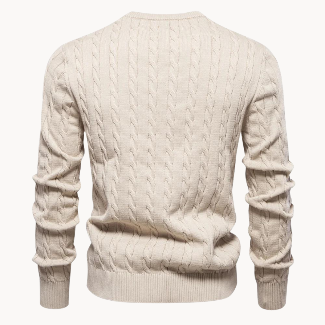 Pullover Arven Zopfstrick Klassisch