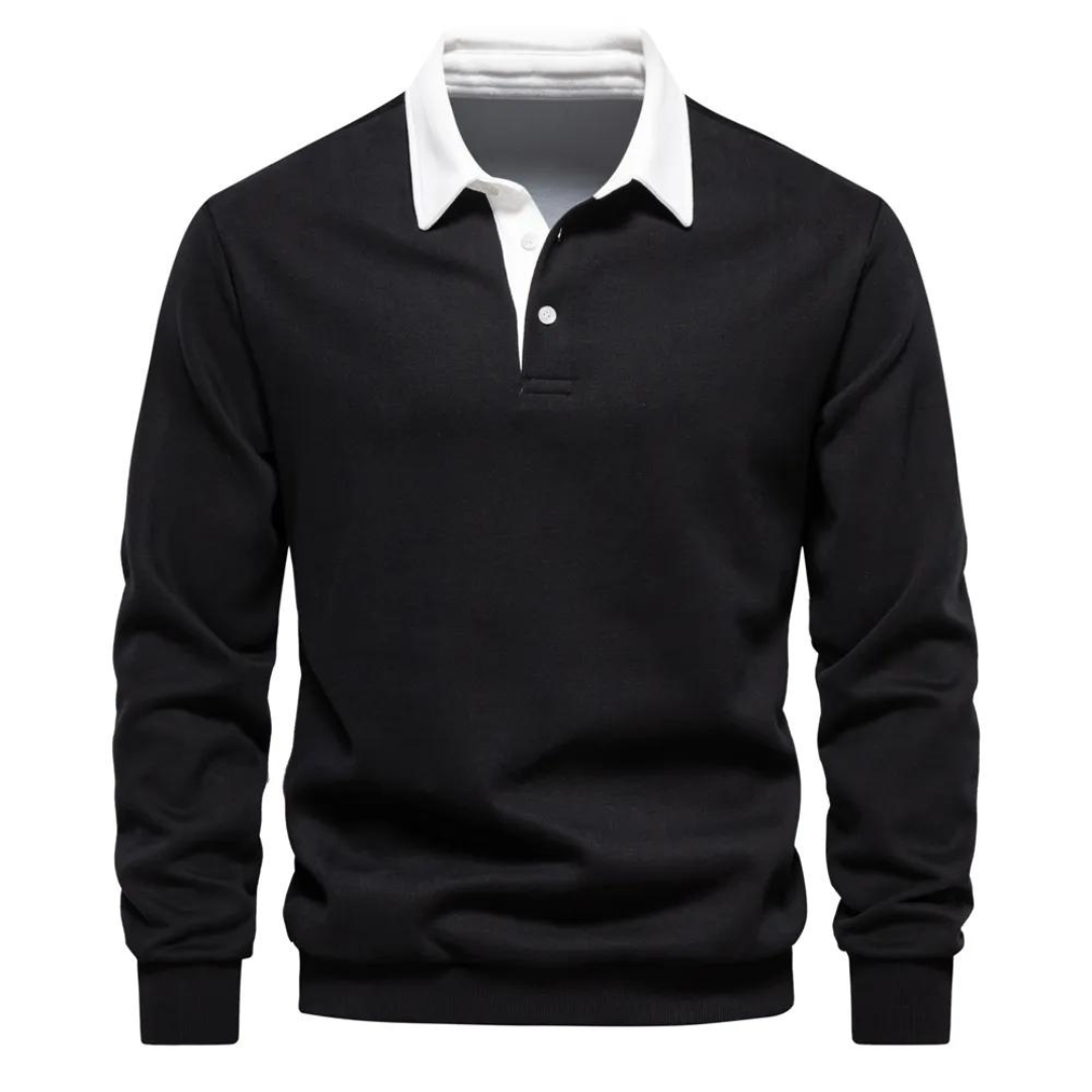 Polo Renlor Kontrastkragen