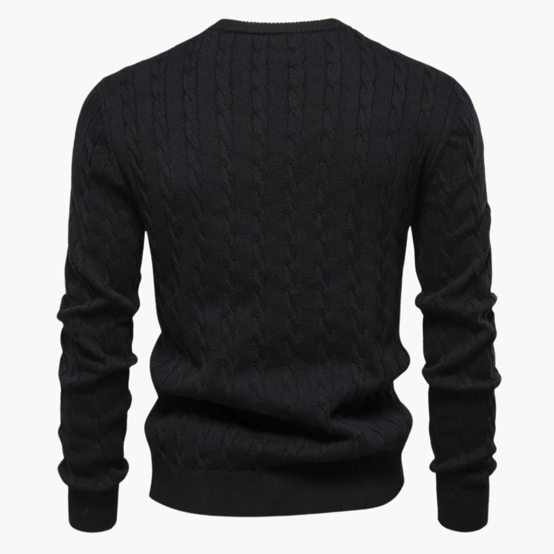 Pullover Arven Zopfstrick Klassisch