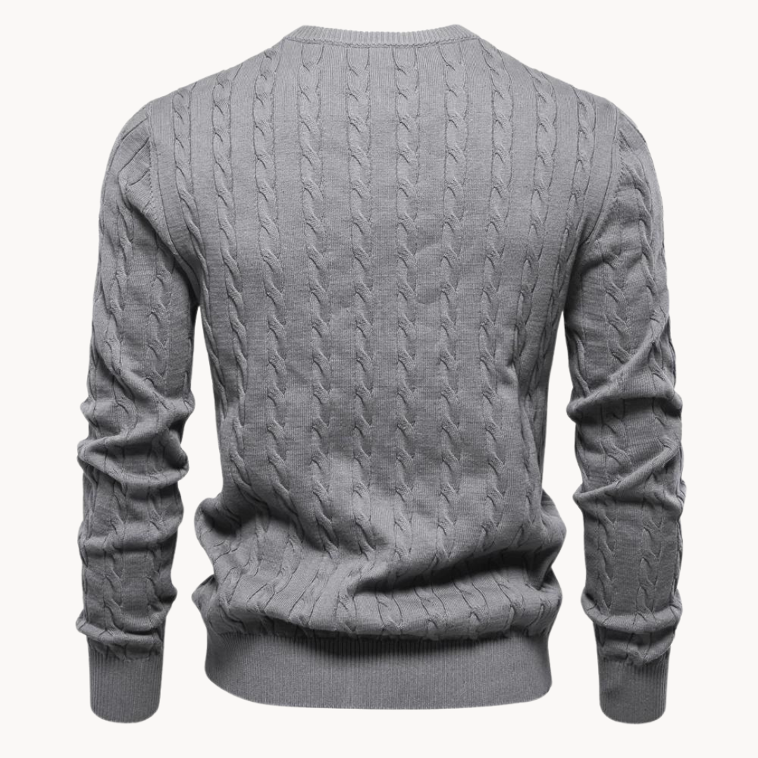 Pullover Arven Zopfstrick Klassisch