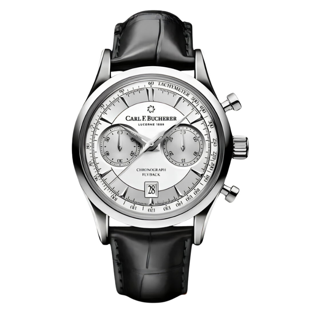 Uhr Chronograph mit Lederarmband