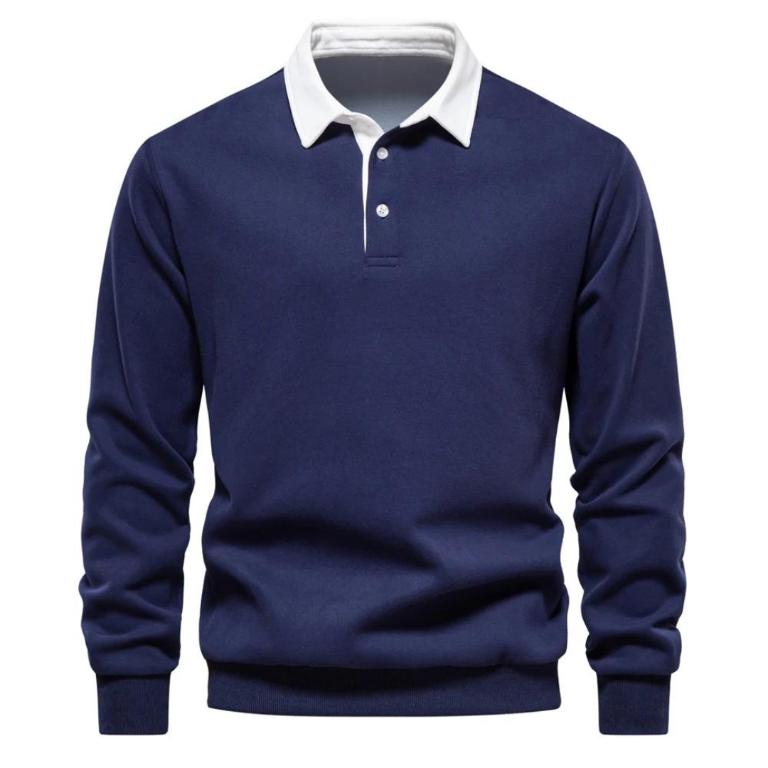 Polo Renlor Kontrastkragen