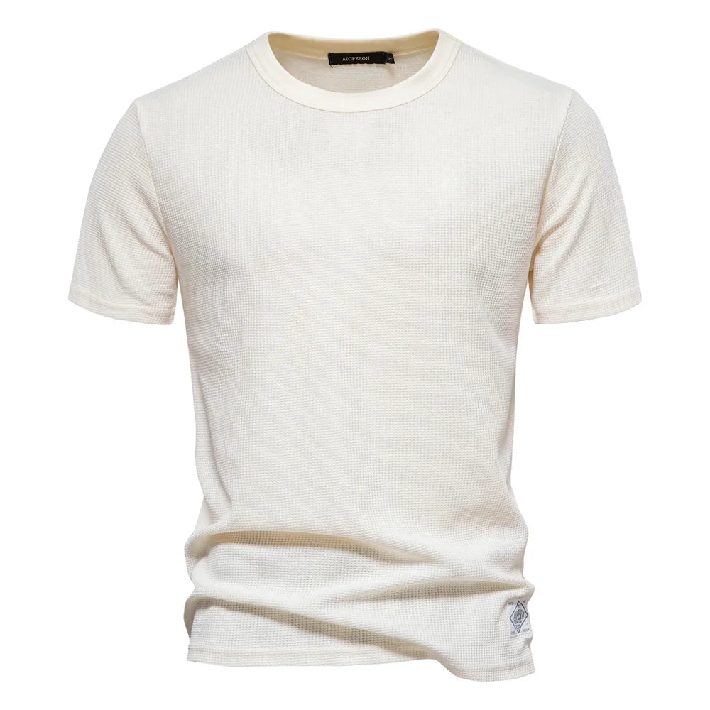 T-Shirt Elgar Strickstruktur