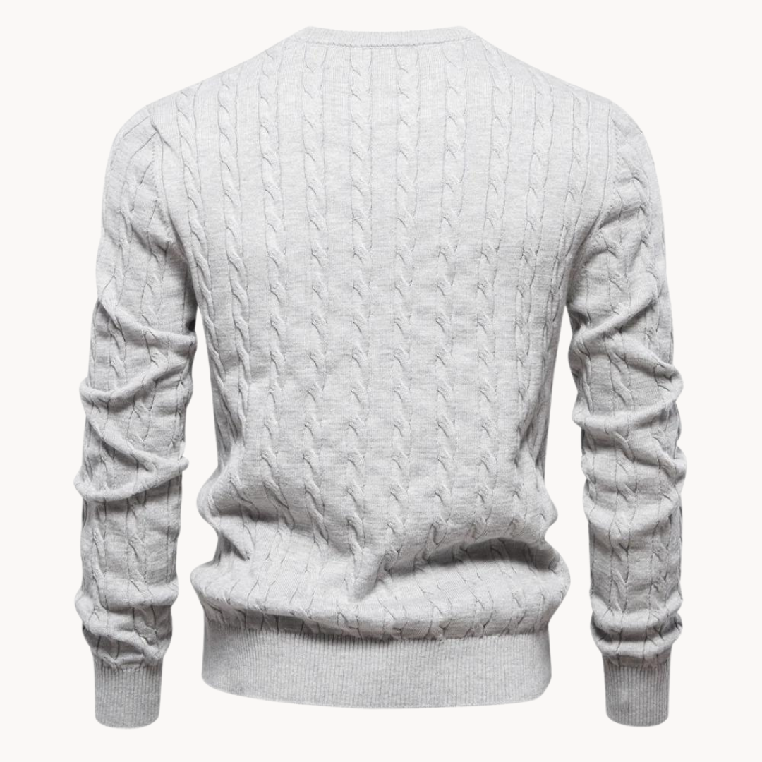 Pullover Arven Zopfstrick Klassisch